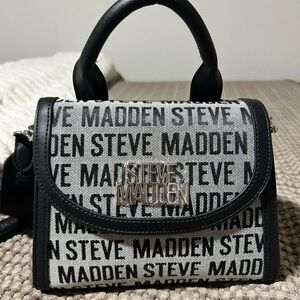 Steve Madden Monochrome Logo Handbag